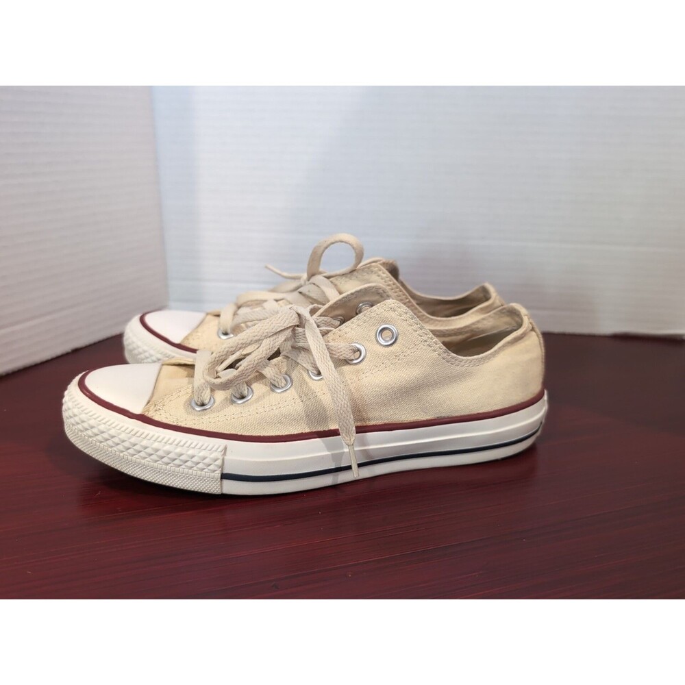 CONVERSE ALL STAR shoes WOMENS Size 7/MENS SIZE 5 SNEAKERS CREAM CLASSIC